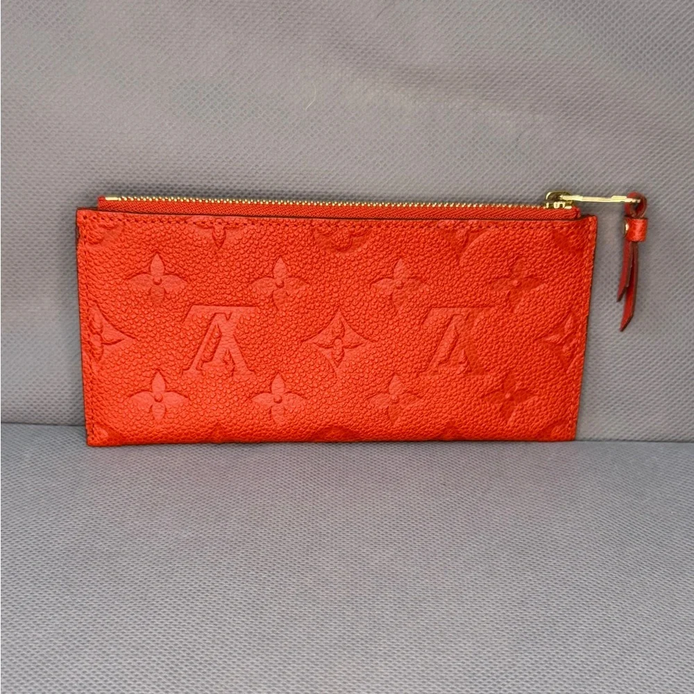 Louis Vuitton Empreinte Leather Zip Pouch – Red - Picture 6 of 9